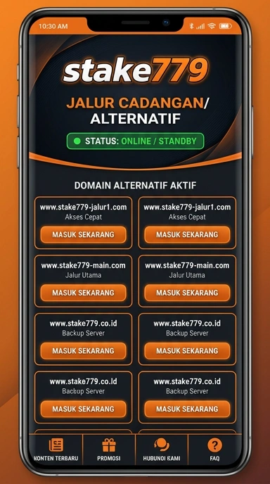 Tampilan link alternatif stake779