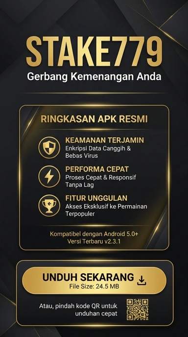 Tampilan halaman APK stake779